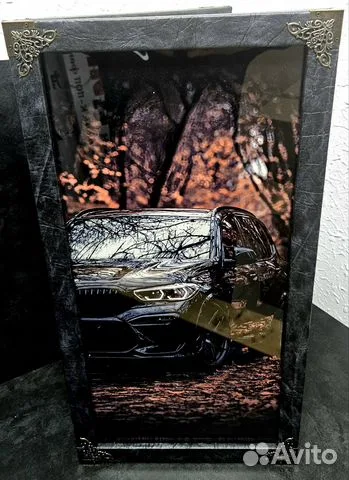 Подарочные нарды под стеклом «BMW X5»
