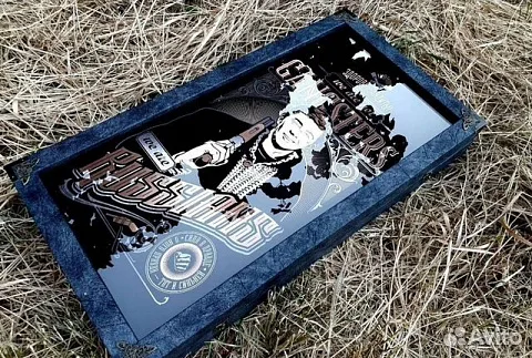 На память: Нарды под стеклом «Брат»