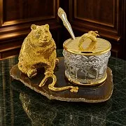 На память: Медовница на агате. Златоуст — фотография 1
