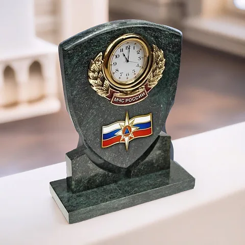Ручная работа: Часы «Щит МЧС России»