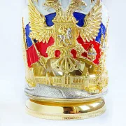 Подстаканник для чая «Российский» — необычный подарок — фотография 2