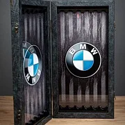 Нарды под стеклом «BMW» в подарок — фотография 4