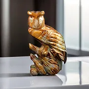 Статуэтка «Сова» из оникса — оригинальный подарок — фотография 1