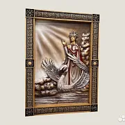 Резная картина из массива бука, 55 × 40 см — красивый подарок — фотография 2