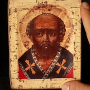 На память: Св. Николай Чудотворец. Икона. 15*13 — фотография 1