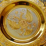 Декоративная тарелка "Гербовая". Златоуст — красивый подарок — фотография 2