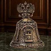 Бронзовый колокольчик «Музей истории телефона» в подарок — фотография 1