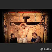 Икона "Распятие Иисуса Христа с предстоящими" в подарок — фотография 4