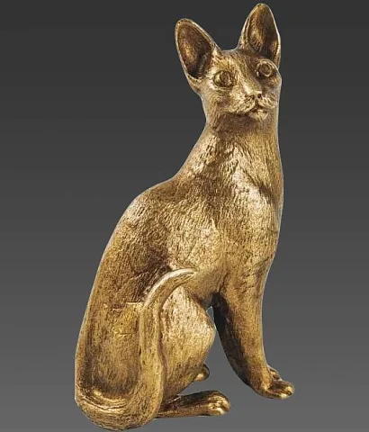 Бронзовая фигурка «Корн-рекс кошка» — красивый подарок