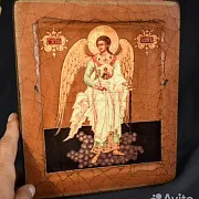 Икона деревянная "Ангел Хранитель" — красивый подарок — фотография 3
