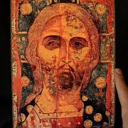 Икона Господь Вседержитель (Спас Златые Власы) — оригинальный подарок — фотография 1