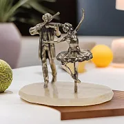 Композиция «Балерина и скрипач» из бронзы — необычный подарок — фотография 1