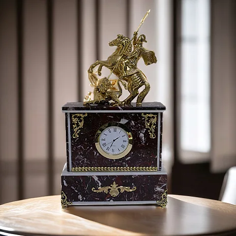 Каминные часы «Георгий Победоносец», 180×65×270 мм — красивый подарок