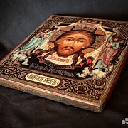 На память: Икона "Спас Нерукотворный с Архангелами" — фотография 5