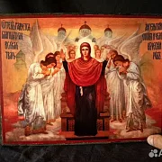 На память: Икона Богоматери "О тебе радуется" — фотография 1