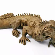 Скульптура из бронзы «Игуана» в подарок — фотография 2