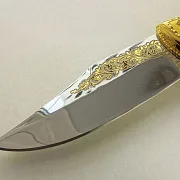 Подарочный складной нож «Tiger» из Златоуста — фотография 4