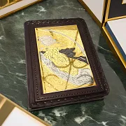 На память: Кожаная обложка для автодокументов «Гепард» — фотография 1