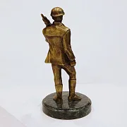 Бронзовая композиция «Шахтёр», 0,4 кг — необычный подарок — фотография 2