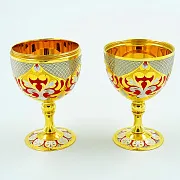 Сувенир "Яйцо-рюмки" №2 Златоуст — красивый подарок — фотография 3