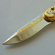 Складной нож «Тигр» из Златоуста — оригинальный подарок — фотография 5