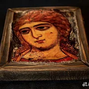 На память: Икона "Ангел Златые Власы" 15*13 см — фотография 3