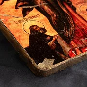 Икона "Спас Смоленский" с припадающими в подарок — фотография 6