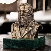 Подарочный бронзовый бюст «Менделеев Д.И.» — фотография 1