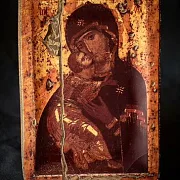 На память: Иконка "Владимирская" Божией Матери. 15 см — фотография 4