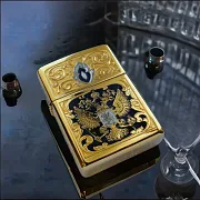 Сувенирная зажигалка Zippo "Герб" — красивый подарок — фотография 1