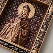Икона Святая княгиня Ольга — необычный подарок — фотография 6