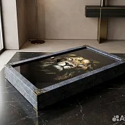 Нарды под стеклом «Царь зверей» — красивый подарок — фотография 10