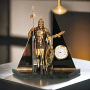 Часы «Русский витязь» со змеевиком — необычный подарок — фотография 1