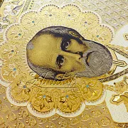 Икона Николая Чудотворца /в киоте/ №2. Златоуст — необычный подарок — фотография 3